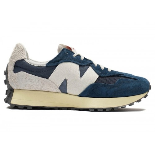 Кроссы New Balance 327 Navy Grey - мужская сетка размеров