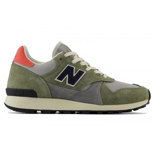 Кроссы New Balance 475 Dark Olivine Raincloud Drift Red - мужская сетка размеров