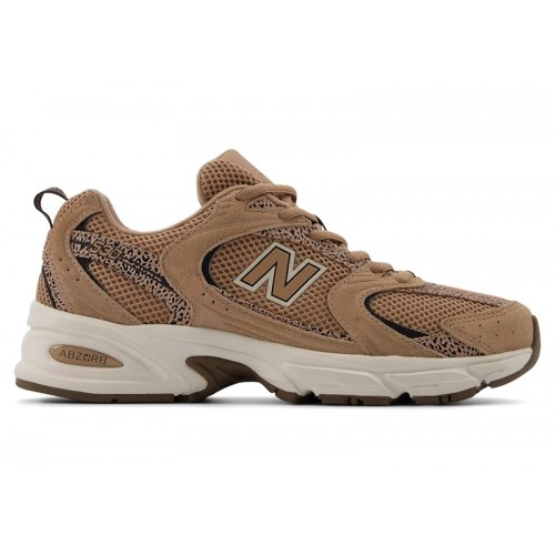 Кроссы New Balance 530 Flat Taupe Black Cement - мужская сетка размеров