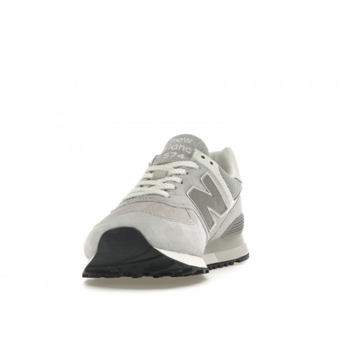 Кроссы New Balance 574 Rain Cloud White - мужская сетка размеров