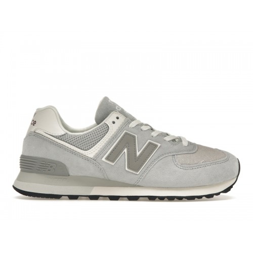 Кроссы New Balance 574 Rain Cloud White - мужская сетка размеров