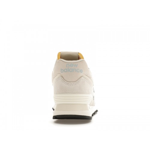 Кроссы New Balance 574 Linen Sea Salt - мужская сетка размеров