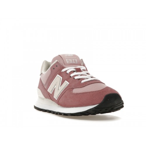 Кроссы New Balance 574 Hazy Pink - мужская сетка размеров