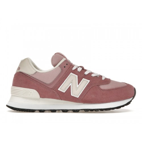 Кроссы New Balance 574 Hazy Pink - мужская сетка размеров