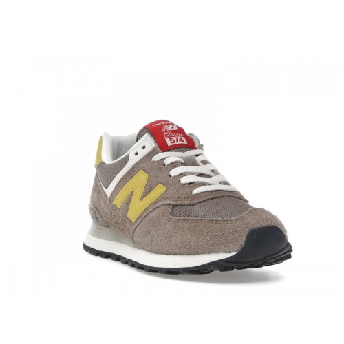 New Balance 574 Mushroom Ginger Lemon - мужская сетка размеров