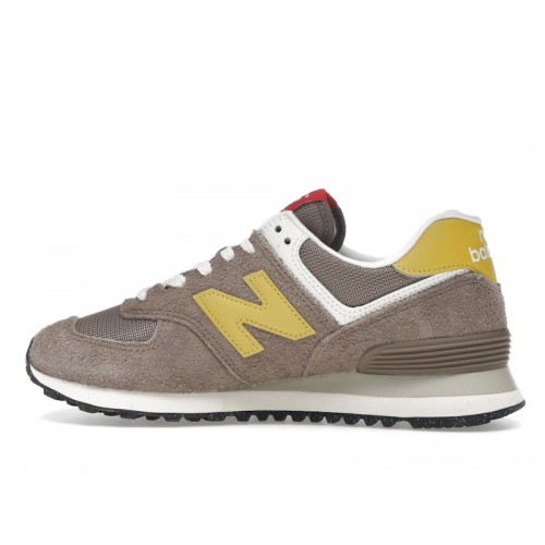 New Balance 574 Mushroom Ginger Lemon - мужская сетка размеров