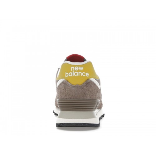 New Balance 574 Mushroom Ginger Lemon - мужская сетка размеров