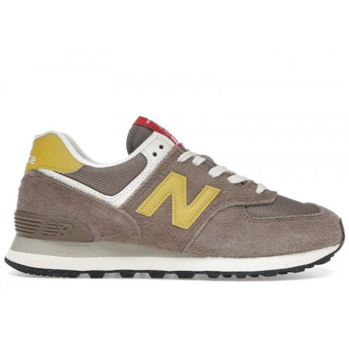 New Balance 574 Mushroom Ginger Lemon - мужская сетка размеров