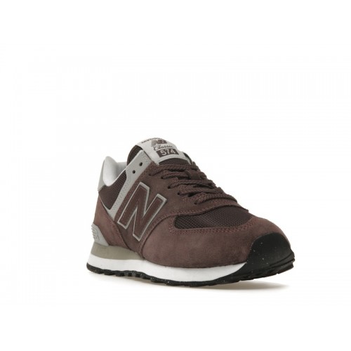 Кроссы New Balance 574 Brown Grey - мужская сетка размеров