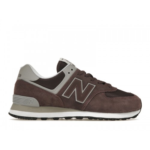 Кроссы New Balance 574 Brown Grey - мужская сетка размеров