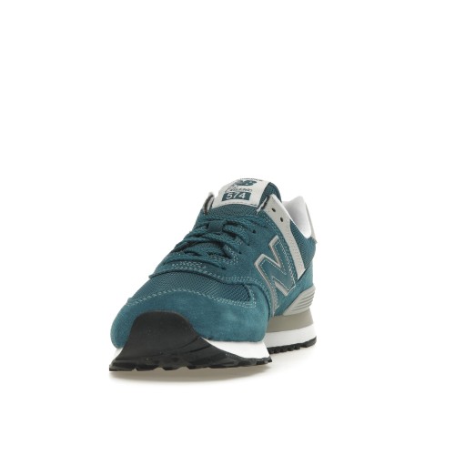 Кроссы New Balance 574 Green Grey - мужская сетка размеров