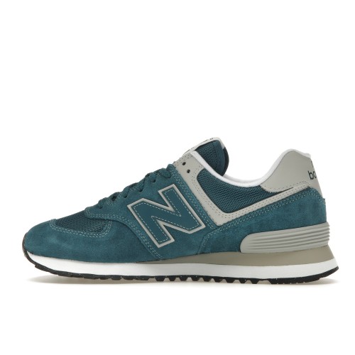 Кроссы New Balance 574 Green Grey - мужская сетка размеров