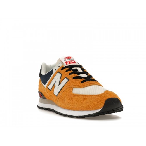 Кроссы New Balance 574 Yellow Grey - мужская сетка размеров