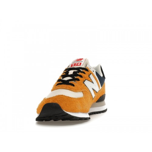 Кроссы New Balance 574 Yellow Grey - мужская сетка размеров