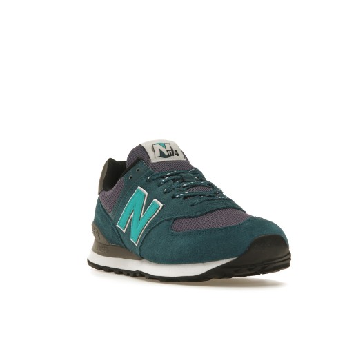 Кроссы New Balance 574 Teal Purple - мужская сетка размеров