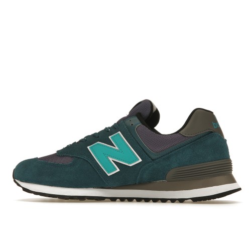 Кроссы New Balance 574 Teal Purple - мужская сетка размеров