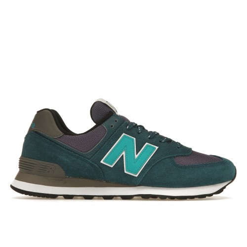 Кроссы New Balance 574 Teal Purple - мужская сетка размеров