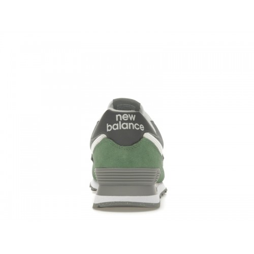 Кроссы New Balance 574 Mallard Green White Shadow Grey - мужская сетка размеров