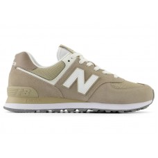 New Balance 574 Light Mushroom Stoneware White