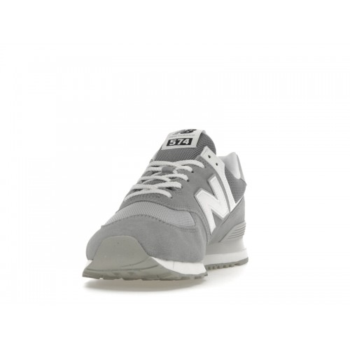 Кроссы New Balance 574 Grey Fog - мужская сетка размеров