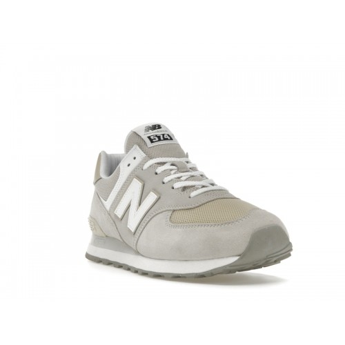 Кроссы New Balance 574 Beige Fog - мужская сетка размеров