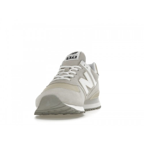 Кроссы New Balance 574 Beige Fog - мужская сетка размеров