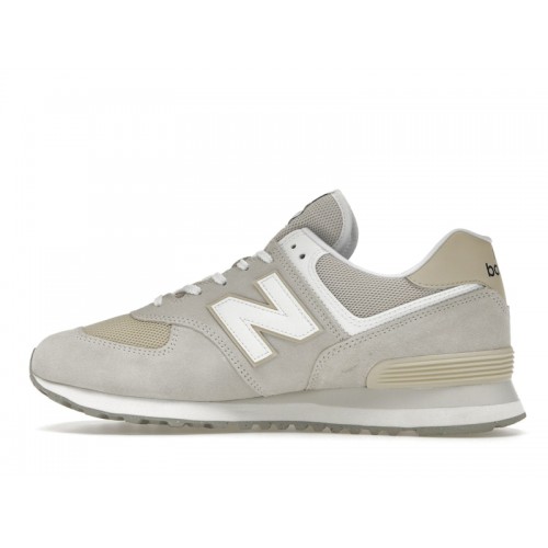 Кроссы New Balance 574 Beige Fog - мужская сетка размеров