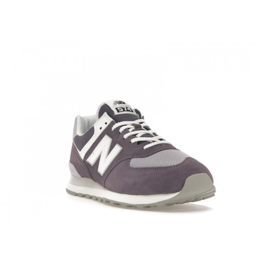 Кроссы New Balance 574 Purple Fog - мужская сетка размеров