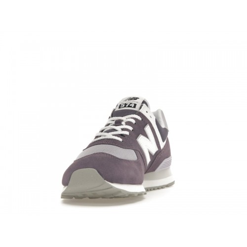 Кроссы New Balance 574 Purple Fog - мужская сетка размеров