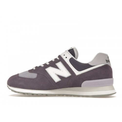 Кроссы New Balance 574 Purple Fog - мужская сетка размеров