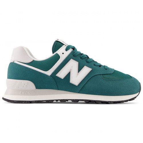 Кроссы New Balance 574 Court Green White - мужская сетка размеров