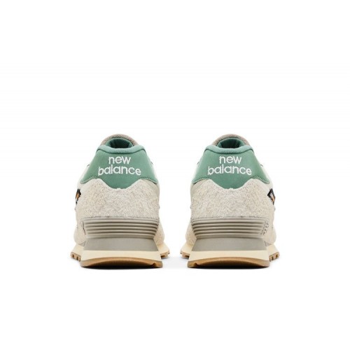 New Balance 574 Cordura Pack - Calcium New Spruce - мужская сетка размеров