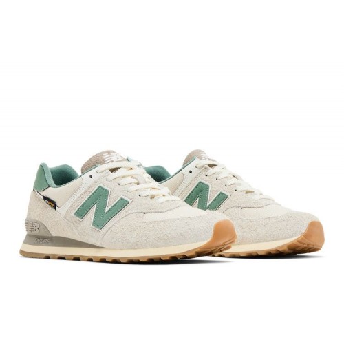 New Balance 574 Cordura Pack - Calcium New Spruce - мужская сетка размеров