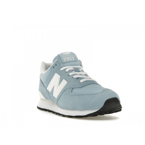 Кроссы New Balance 574 Blue Haze - мужская сетка размеров