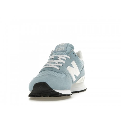 Кроссы New Balance 574 Blue Haze - мужская сетка размеров