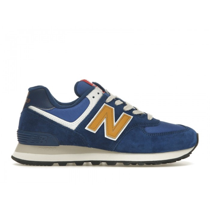 New balance 574 blue and gold on sale