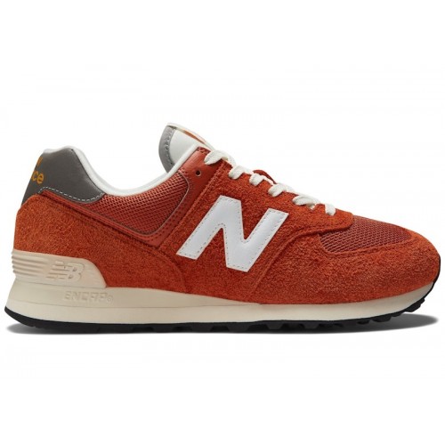 Кроссы New Balance 574 Premium OG Pack Orange - мужская сетка размеров