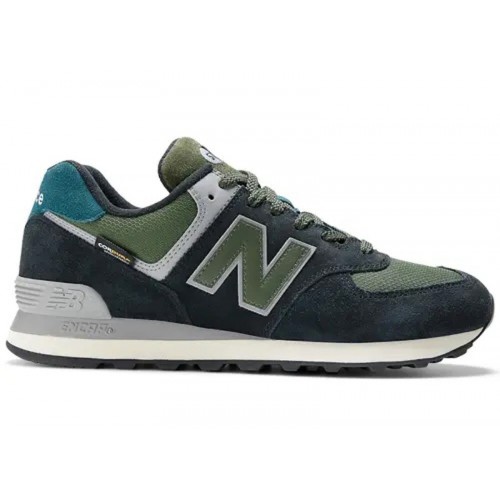 Кроссы New Balance 574 Black Olive - мужская сетка размеров