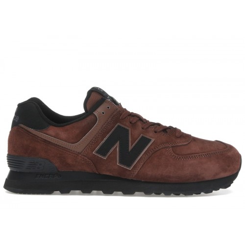 New Balance 574 Brown - мужская сетка размеров