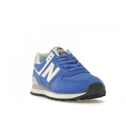 Кроссы New Balance 574 Royal White - мужская сетка размеров