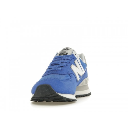 Кроссы New Balance 574 Royal White - мужская сетка размеров