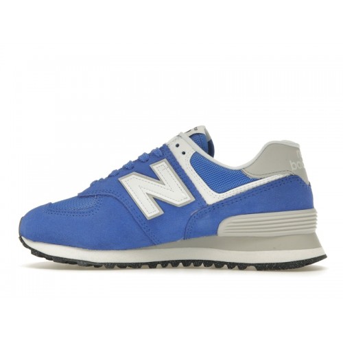 Кроссы New Balance 574 Royal White - мужская сетка размеров
