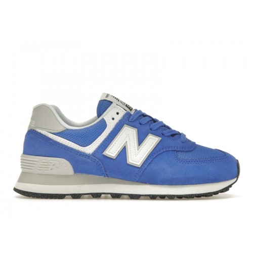 Кроссы New Balance 574 Royal White - мужская сетка размеров