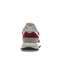 New Balance 574 Burgundy Silver