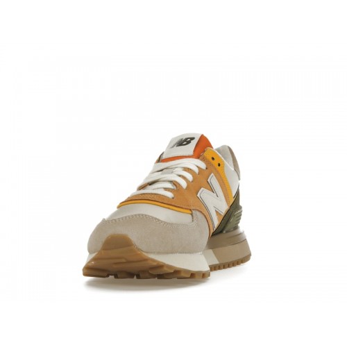 Кроссы New Balance 574 Legacy Beige Brown - мужская сетка размеров