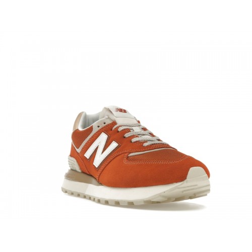 Кроссы New Balance 574 Legacy Orange - мужская сетка размеров