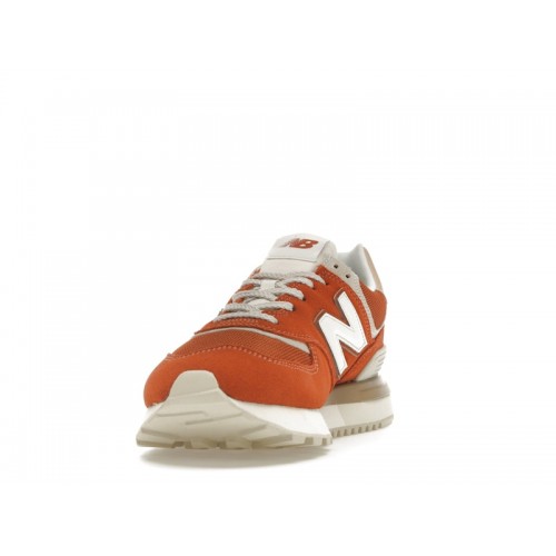 Кроссы New Balance 574 Legacy Orange - мужская сетка размеров