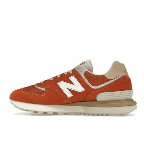 Кроссы New Balance 574 Legacy Orange - мужская сетка размеров