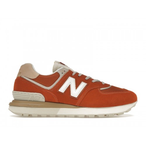 Кроссы New Balance 574 Legacy Orange - мужская сетка размеров