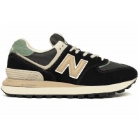 Кроссовки New Balance 574 Legacy Black Tan Green